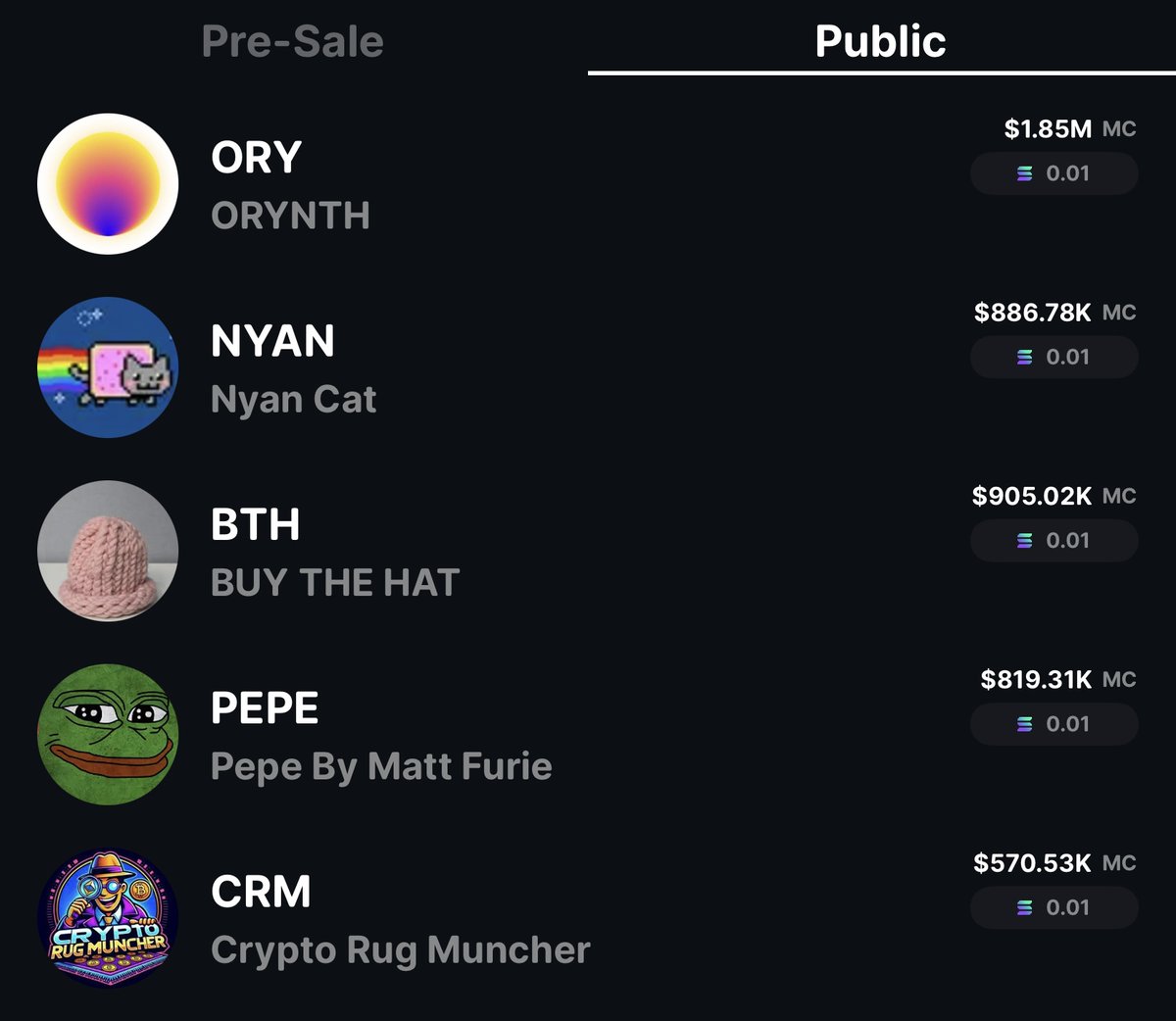 BREAKING: TOP TRENDING COINS TODAY ON <a href="/BagsApp/">BAGS</a>🔥  

$ORY $NYAN $BTH $PEPE $CRM