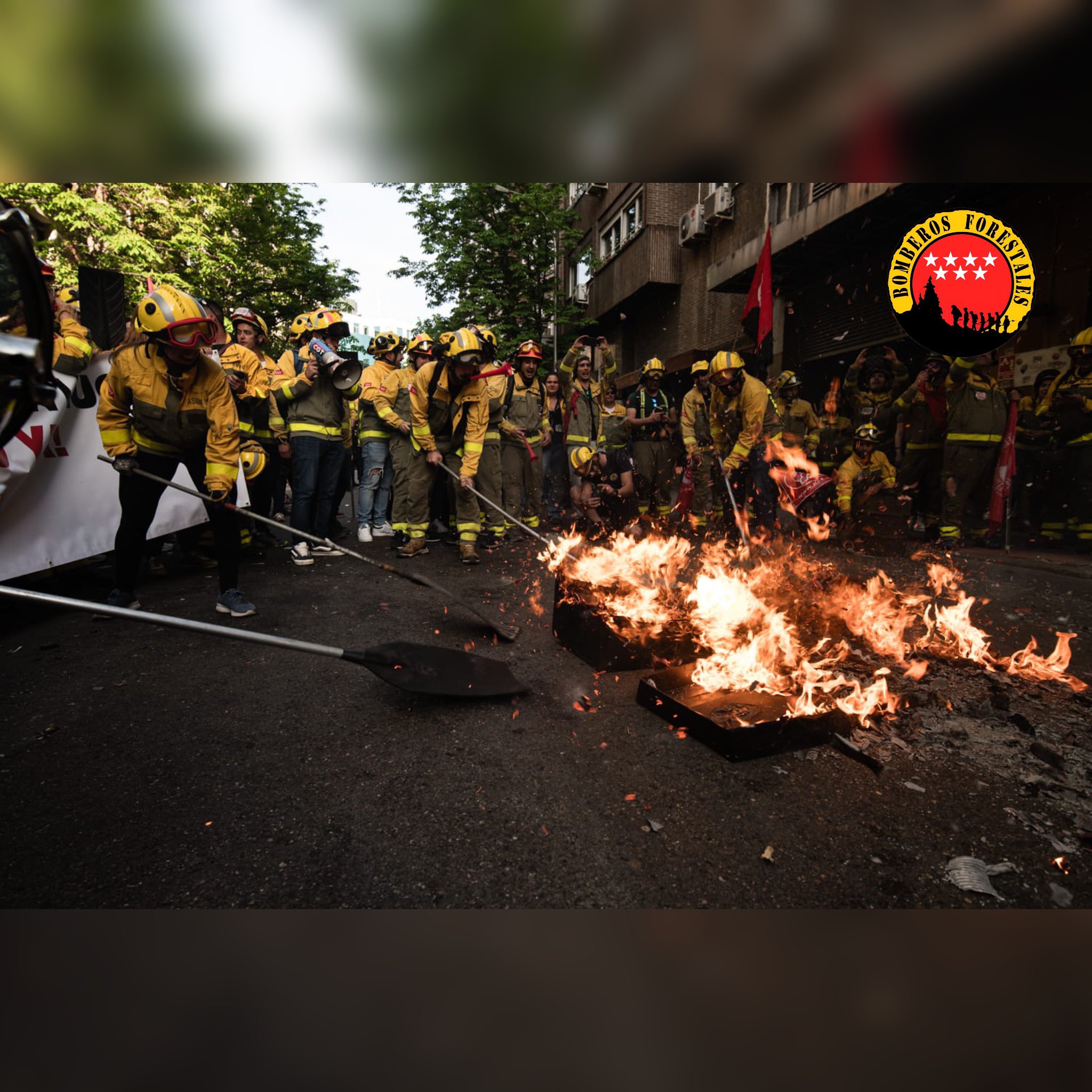Foto cedida por Bomberos Forestales CAM