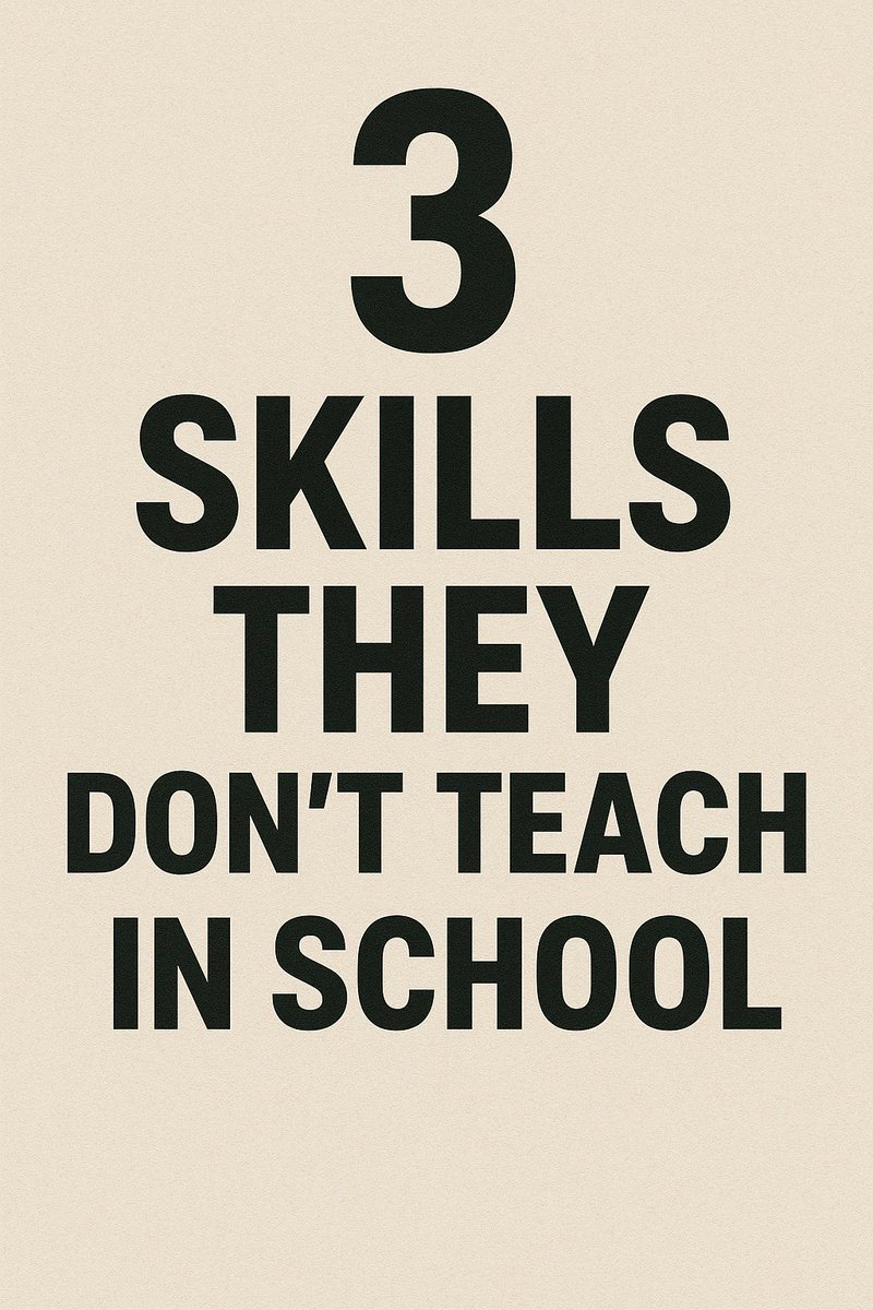 shaahincheyene's tweet image. Schools give you formulas.
Real life gives you markets.
1: 🧠 How to Think for Yourself
2: 💰 How to Make Money Multiply
3: 🎤 How to Sell &amp;amp; Influence
If you master these 3 skills, you’ll never be replaceable.
#ShaahinCheyene #WealthHacks #EntrepreneurLife #MindsetMatters