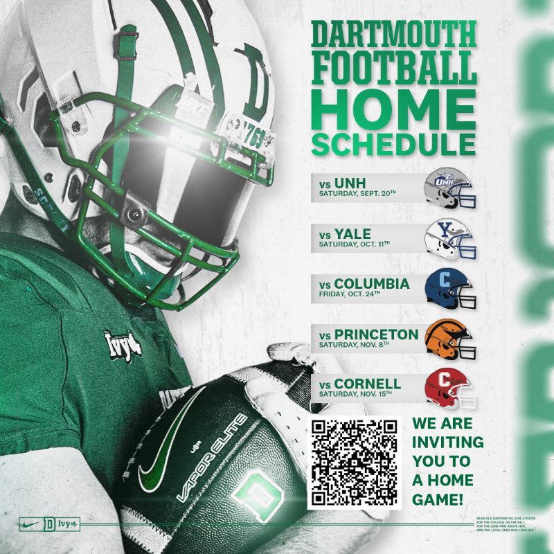 Thank you for the game day invite <a href="/DartmouthFTBL/">Dartmouth Football</a> <a href="/coachirishodea/">Danny O'Dea</a>