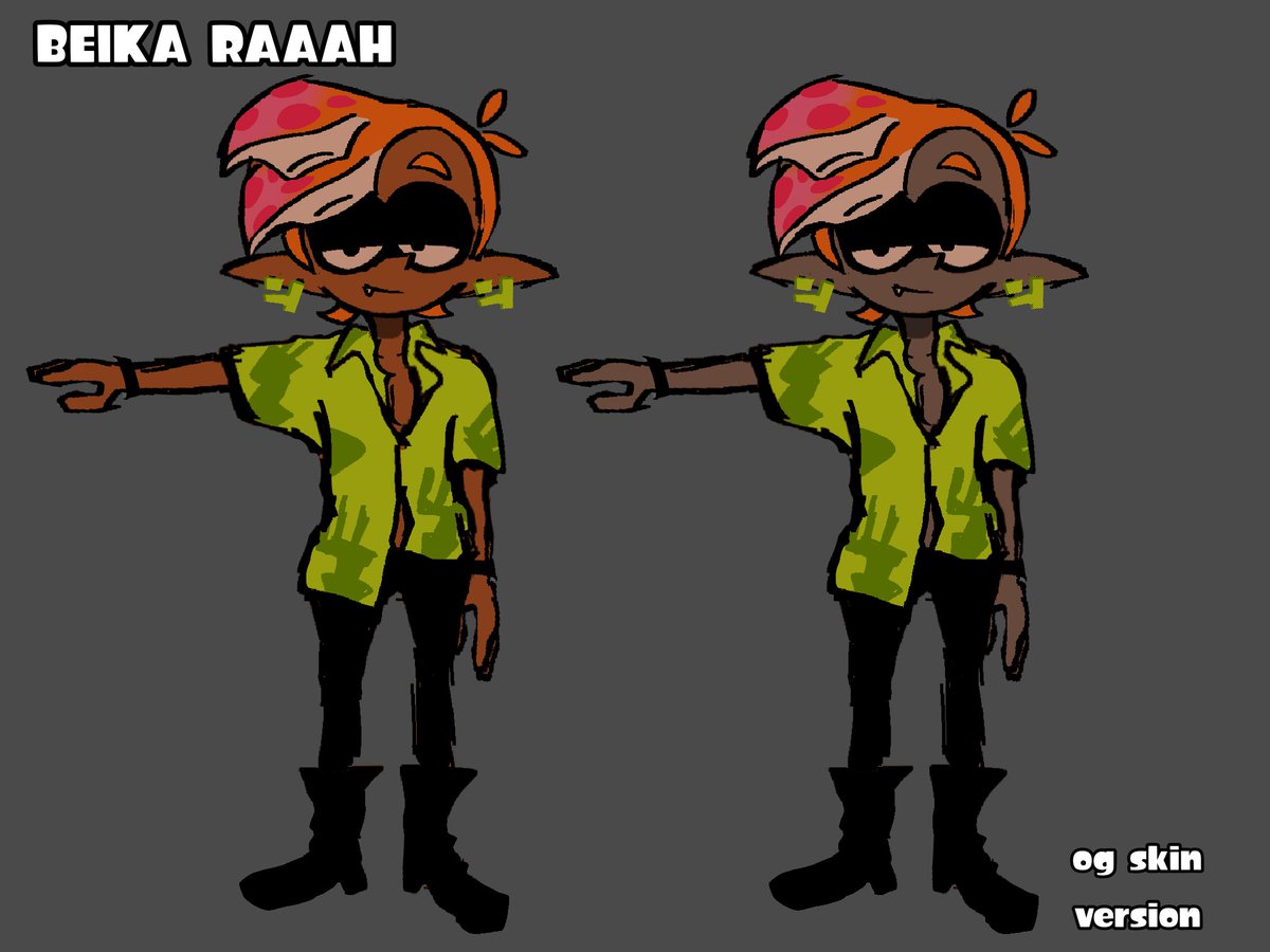 ikan00dlez's tweet image. uhh idk, next one will be Kikura
#splatoon #refsheet #cside