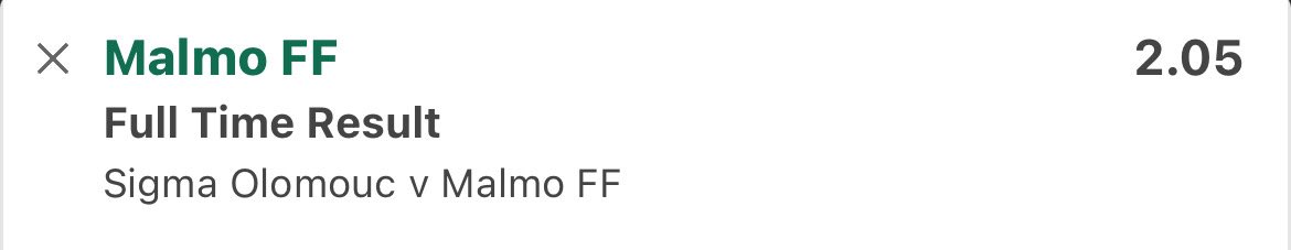 UEL 🇪🇺

Sigma Olomouc Vs Malmo

📊 Malmo to win
Odds: 2.05
