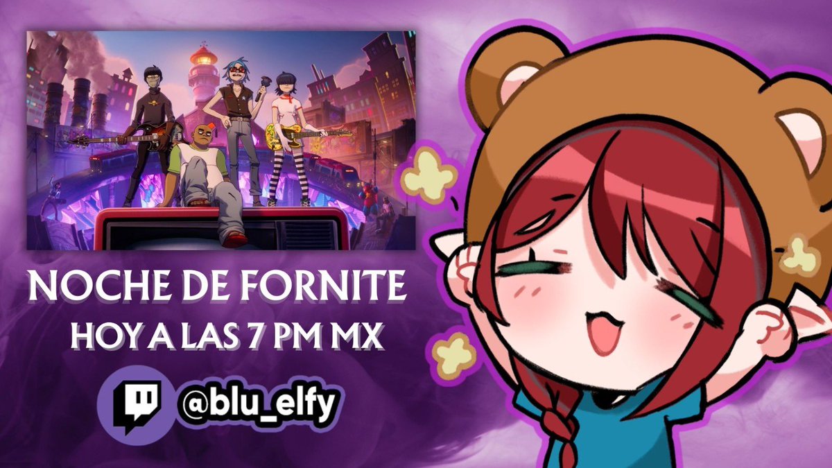 blu_elfy's tweet photo. 🍃✨ ¡Llegamos al STREAM 60 Elfys del Elfy Clan! ✨🍃
Hoy celebramos este número mágico con cariño y partidas de Fornite 💥🎮
⏰ 7 pm MX en mi canal 💚 ¡No falten!
https://t.co/cBmXSKLIDv
#Stream60 #ElfyClan #BluElfy #Elfys #VtuberMéxico #Fornite https://t.co/V0N8NqbqBX