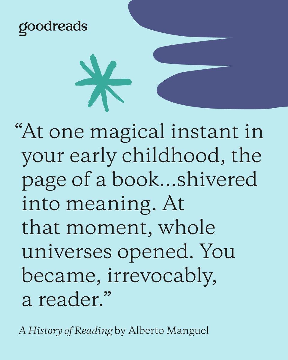 goodreads's tweet image. That magical moment when you became a reader  🪄