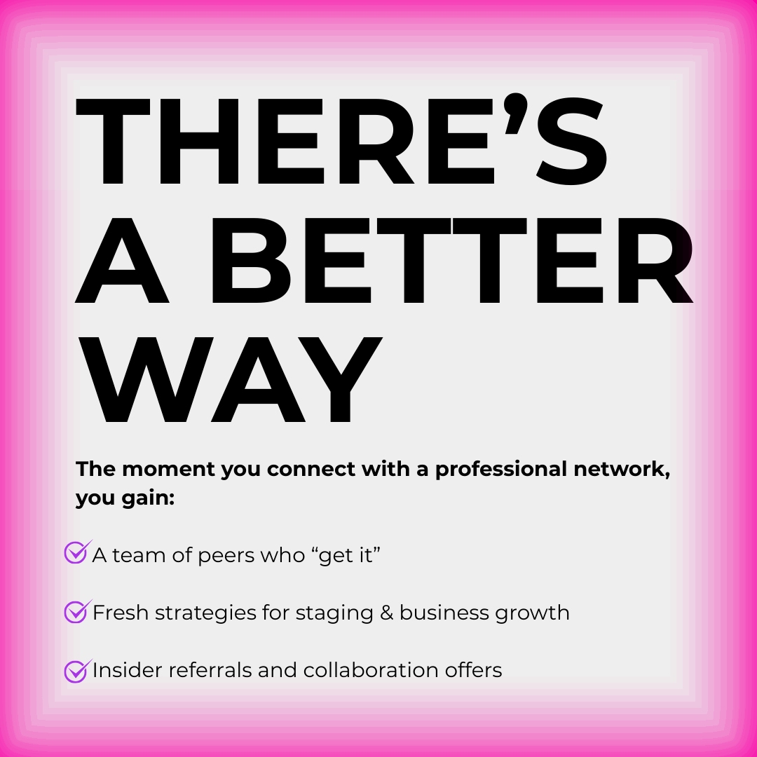 iahspworldwide's tweet photo. ✨ You don’t have to run your staging business alone.
 Join IAHSP® and move from isolated… to inspired, connected, and thriving.

 📲 Tap the link in bio to get started. https://t.co/HvFWqlhNEA