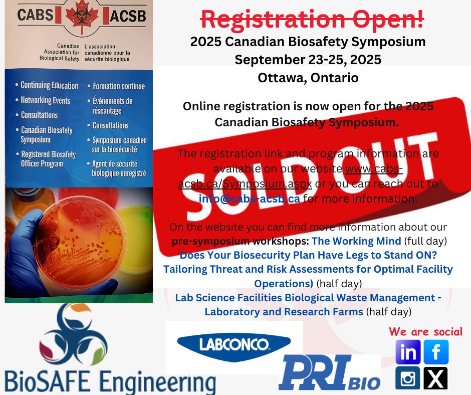 Canadian Association For Biological Safety tweet media