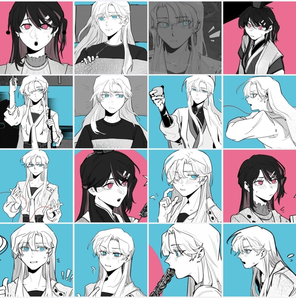 七夕快乐！！很开心这次可以和几位老师一起创作手书！画了很多不同的小颜和学姐！！😋
#不恋爱就完蛋了 #温季然 #LoveCurseFindYourSoulmate