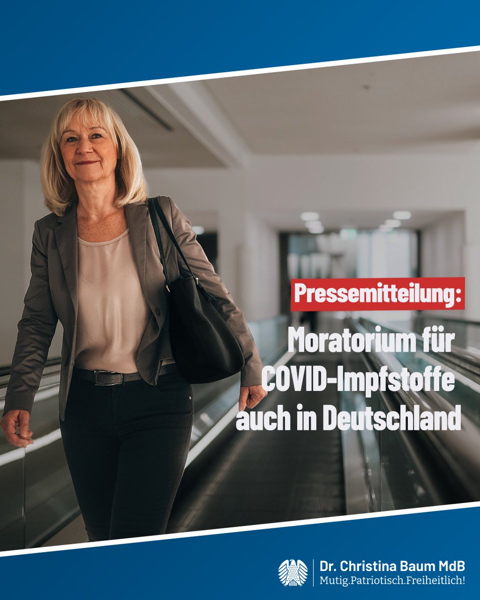 Moratorium für Covid-Impfstoffe auch in Deutschland

Berlin, 28. August 2025.

Zur Aussage des leitenden medizinischen Beraters der „Make America Healthy Again“-Bewegung, Aseem Malhotra, wonach die #Covid-Impfstoffe ihre Marktzulassung in den USA verlieren könnten, teilt die