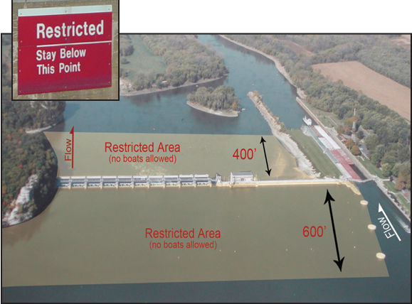 If you're on the water this #LaborDayWeekend, remmeber to avoid Restricted Areas around all dams! Restricted areas are 600' above &amp; 150' below the dam on the Mississippi River and 600' above &amp; 400' below the dams on the Illinois Waterway.

#LaborDay | #WaterSafety