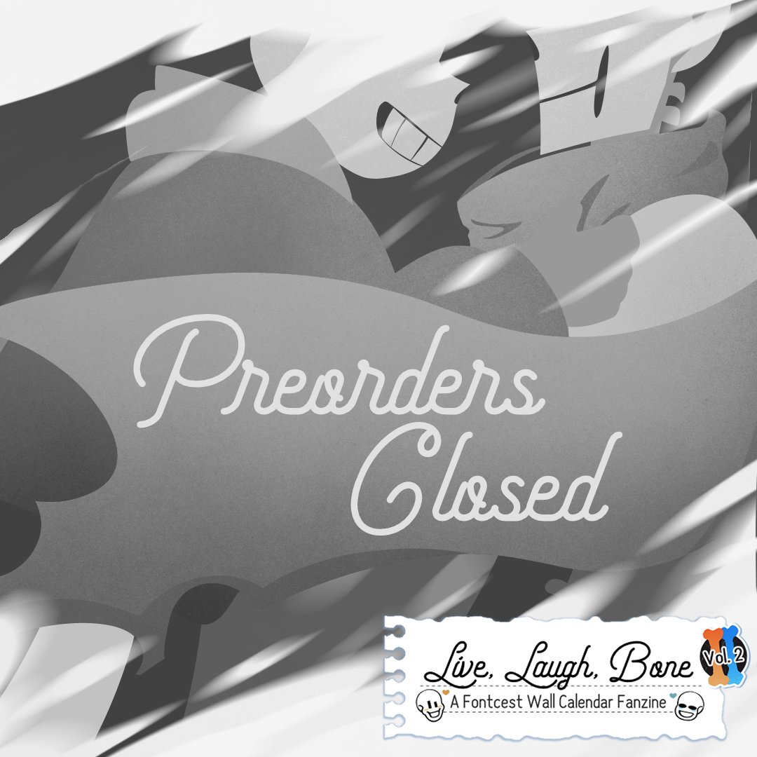 Thank you for 120+ orders!

We have begun our production period and will post updates for the zine on social media! Make sure to follow us to keep track as we approach our shipping period in case you need to change your address! 💙🧡