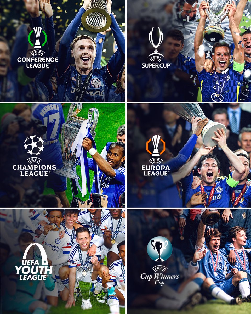 UEFA (@uefa) on Twitter photo 🏆👏 <a href="/ChelseaFC/">Chelsea FC</a> are honoured at the 2025 Monaco season kick-off for becoming the first club to win all six UEFA men's club competitions. 🏆👏 <a href="/ChelseaFC/">Chelsea FC</a> are honoured at the 2025 Monaco season kick-off for becoming the first club to win all six UEFA men's club competitions.
