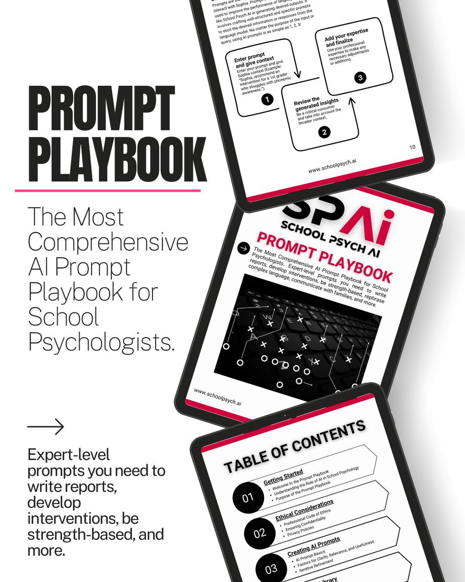 School Psych AI turns 2! To show thanks, we've created a free gift for you: the updated Prompt Playbook v3.

It’s packed with new sections and refined prompts to help you with reports, interventions, and communication.

Download your free copy: schoolpsych.ai/spai-prompt-pl…