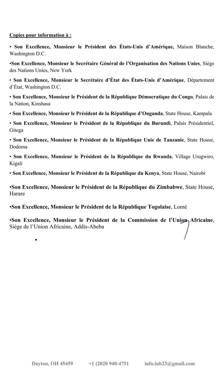🔴 L’Union Internationale des Banyamulenge (UIB) alerte Son Excellence Massad F. Boulos, Conseiller Principal du Président 🇺🇸, sur un plan de massacres orchestré dans les hauts plateaux d’Uvira (Sud-Kivu).
<a href="/POTUS/">President Donald J. Trump</a> <a href="/realDonaldTrump/">Donald J. Trump</a> <a href="/antonioguterres/">António Guterres</a> <a href="/UN/">United Nations</a> <a href="/SecRubio/">Secretary Marco Rubio</a> <a href="/AsstSecStateAF/">Bureau of African Affairs</a>