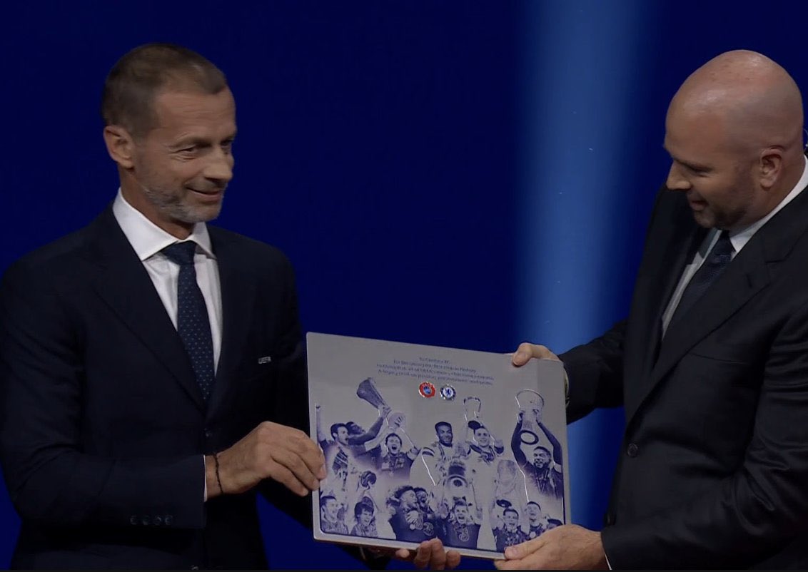Chelsea given an award for being the only team to win it all in football