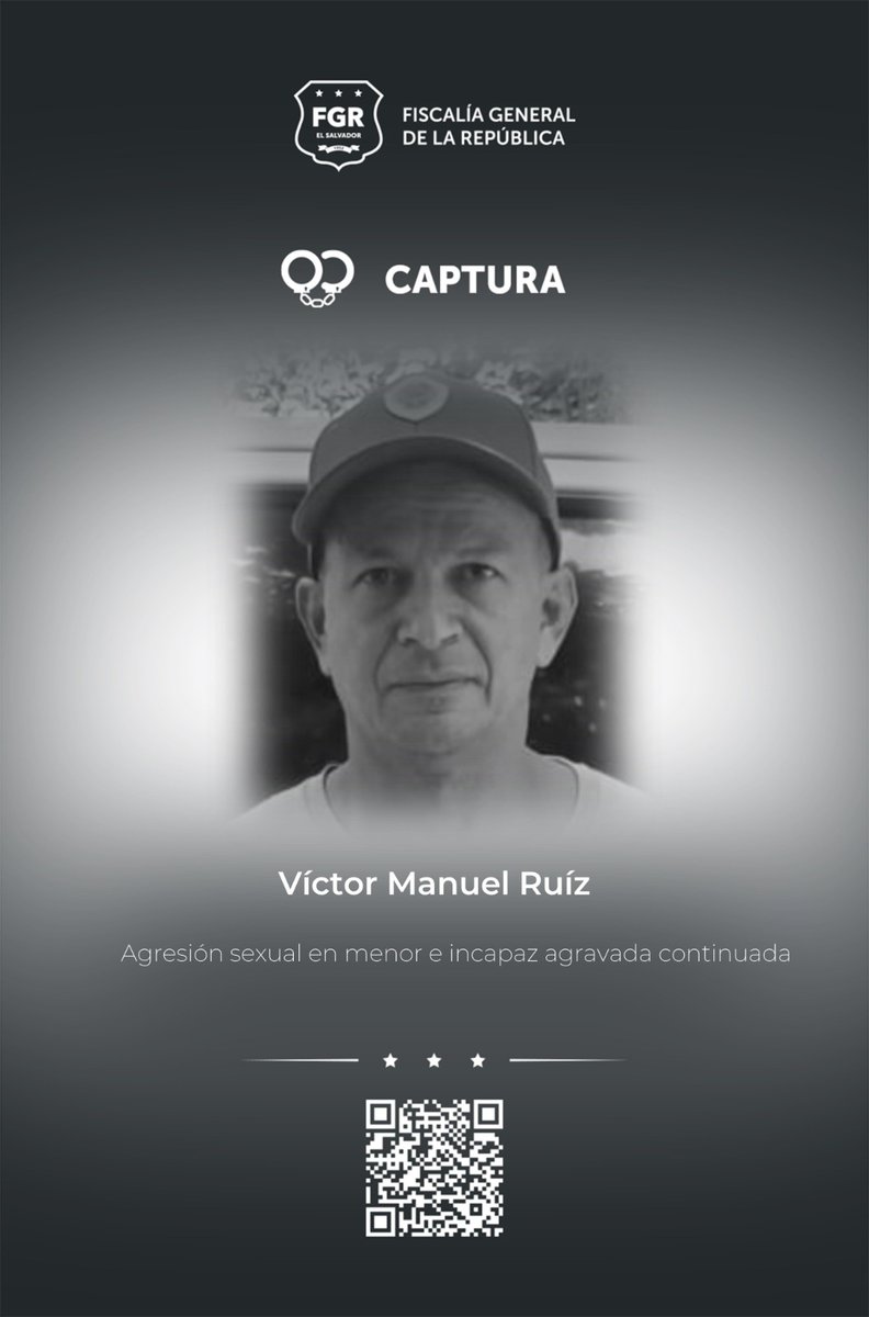 La PerspectivaSv (@laperspectivasv) on Twitter photo #Nacionales
La <a href="/FGR_SV/">Fiscalía General de la República El Salvador</a> giró 9 órdenes de captura en contra de sujetos acusados de delitos sexuales y otras actividades ilícitas. Entre los detenidos se encuentran Wendy Carolina Araniva Mercado y Víctor Manuel Herrera Ruiz, acusados de violar a una menor de edad. #Nacionales
La <a href="/FGR_SV/">Fiscalía General de la República El Salvador</a> giró 9 órdenes de captura en contra de sujetos acusados de delitos sexuales y otras actividades ilícitas. Entre los detenidos se encuentran Wendy Carolina Araniva Mercado y Víctor Manuel Herrera Ruiz, acusados de violar a una menor de edad.