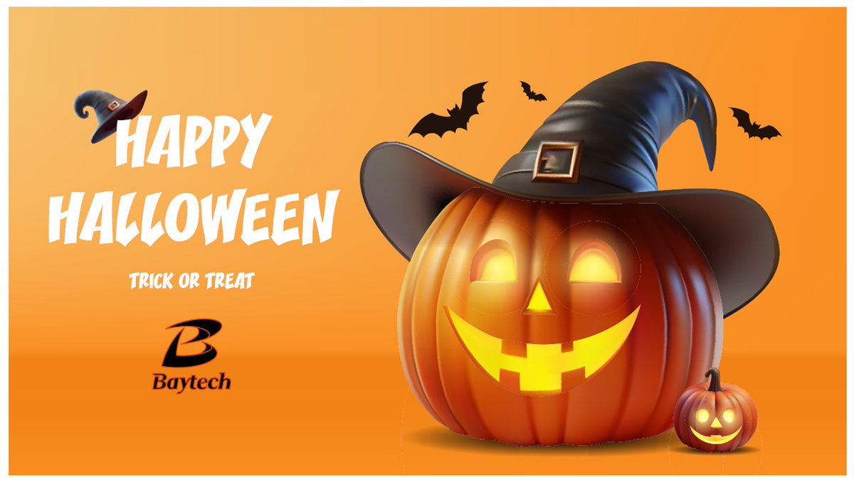 BaytecGroup's tweet photo. Trick or Tech? 🎃👾 The Baytech team wishes you a Halloween full of fun, creativity, and a few good scares!

#Halloween2025 #SpookySeason #TrickOrTreat https://t.co/4Cqoi7qEgC