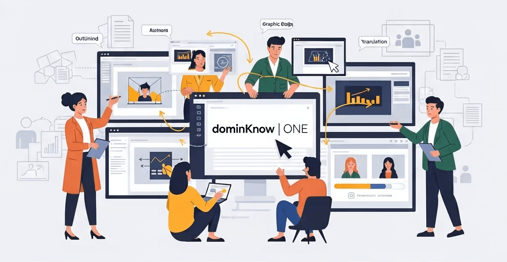 Collaboration is the key to learning content dev — but tech hurdles can wreck it! 😩 

Endless reviews, messy asset/version mgmt turn teamwork into chaos.

Learn how to empower your L&amp;D team trough the platform built for seamless collab at its core: hubs.ly/Q03G2dJT0