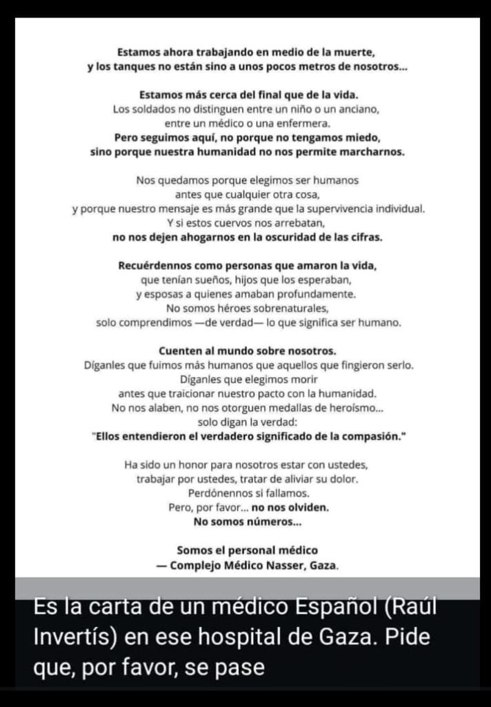 Nos quedamos porque elegimos ser humanos...