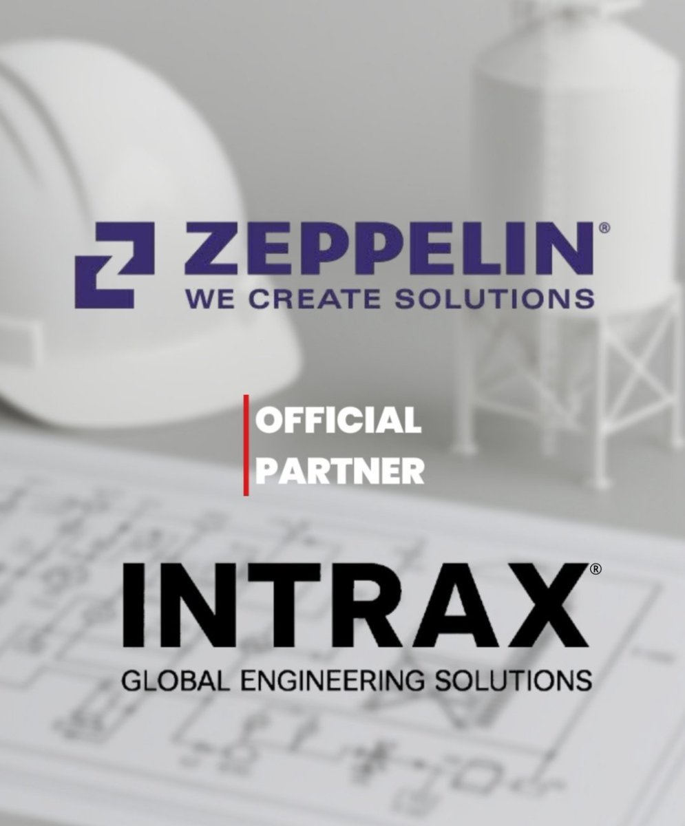 IntraxEngineer's tweet photo. Official Partner of Zeppelin Systems, effective Sept 1, 2025. Delivering world-class bulk material handling solutions – from spare parts &amp; retrofits to automation, commissioning &amp; preventive maintenance.

#FoodProcessing #ChemicalIndustry #Polymers https://t.co/yh6DpK2Thq