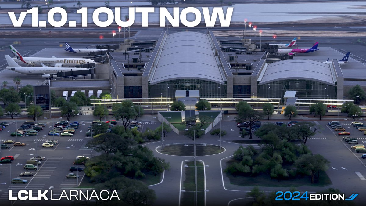 iniBuilds Larnaca (LCLK) for MSFS 2024 v1.0.1 Out Now! 🌴🌊
This update fixes models not rendering SSAO correctly and changes a jetway previously on gate 47 to 48A instead.

⬇️This update can be downloaded via the iniManager.

📋 Check out the changelog: forum.inibuilds.com/topic/31849-in…