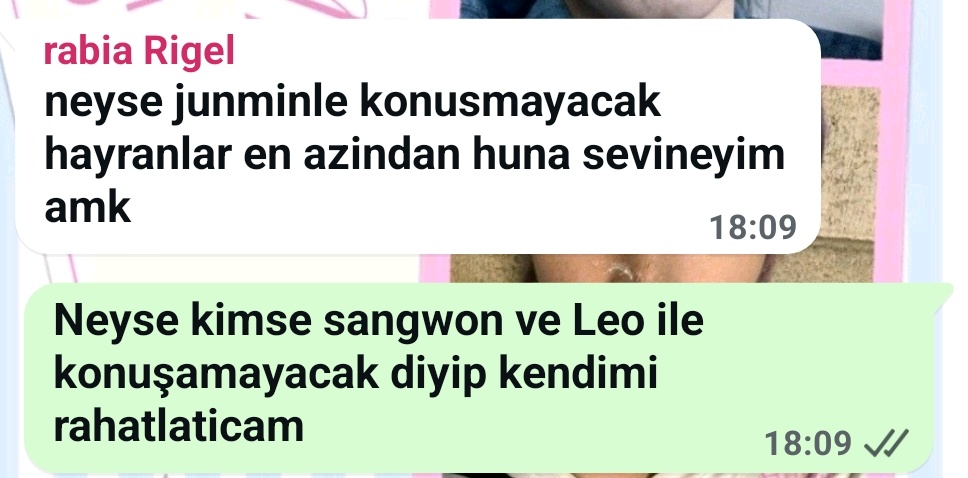 aslında aynı kişiyiz