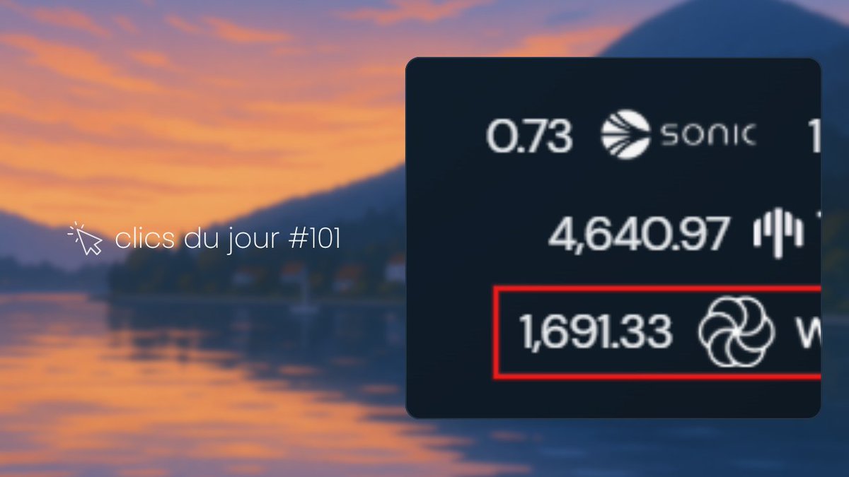 Clics du jour #101

❶ Claim vos rewards $W pour les stakers

▫︎ w.wormhole.com

❷ Check vos différents airdrops
 
▫︎ Invariant : claims.invariant.app/claim
▫︎ Hemi : app.hemi.xyz/en/genesis-dro…
▫︎ Mitosis : airdrop.mitosis.org

❸ Obtenez +20% sur vos points