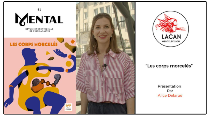 🔸Présentation du n°51 de la revue Mental
« 𝐋𝐞𝐬 𝐜𝐨𝐫𝐩𝐬 𝐦𝐨𝐫𝐜𝐞𝐥é𝐬»
𝚙𝚊𝚛 𝚜𝚊 𝚛é𝚍𝚊𝚌𝚝𝚛𝚒𝚌𝚎 𝚎𝚗 𝚌𝚑𝚎𝚏 𝙰𝚕𝚒𝚌𝚎 𝙳𝚎𝚕𝚊𝚛𝚞𝚎

⏯️youtube.com/watch?v=6YiFos…