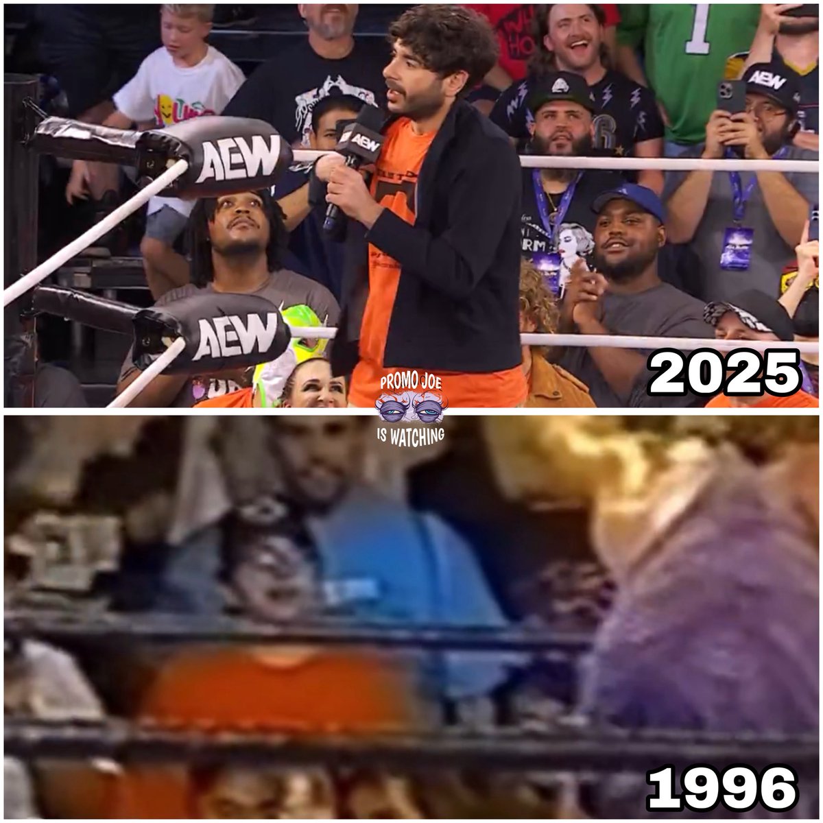 Promo Joe (@promojoeyt) on Twitter photo Tony Khan wearing the orange Taz shirt in the ECW arena
#AEWDynamite Tony Khan wearing the orange Taz shirt in the ECW arena
#AEWDynamite