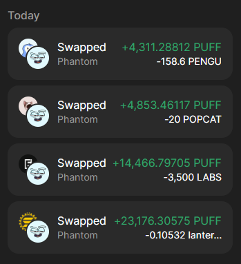 Wallet clean up - <a href="/PuffCoin420/">PUFF 💨</a> 💨