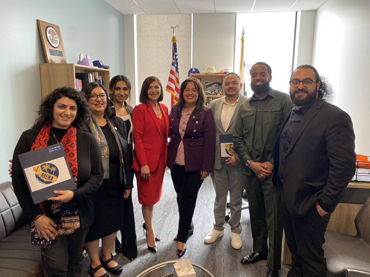 Our MENA communities in California deserve to be counted.  AB-91, The CA MENA inclusion Act (<a href="/AsmHarabedian/">John Harabedian</a>) would finally put a MENA category on state data forms.

We are calling on the Senate Appropriations this week to pass AB-91.

#CountMENAinCA 
<a href="/SenAishaWahab/">Senator Aisha Wahab</a>