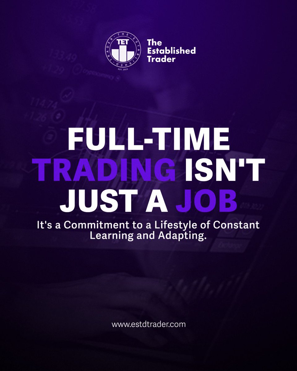 TheESTDtrader's tweet image. The Established Professional...