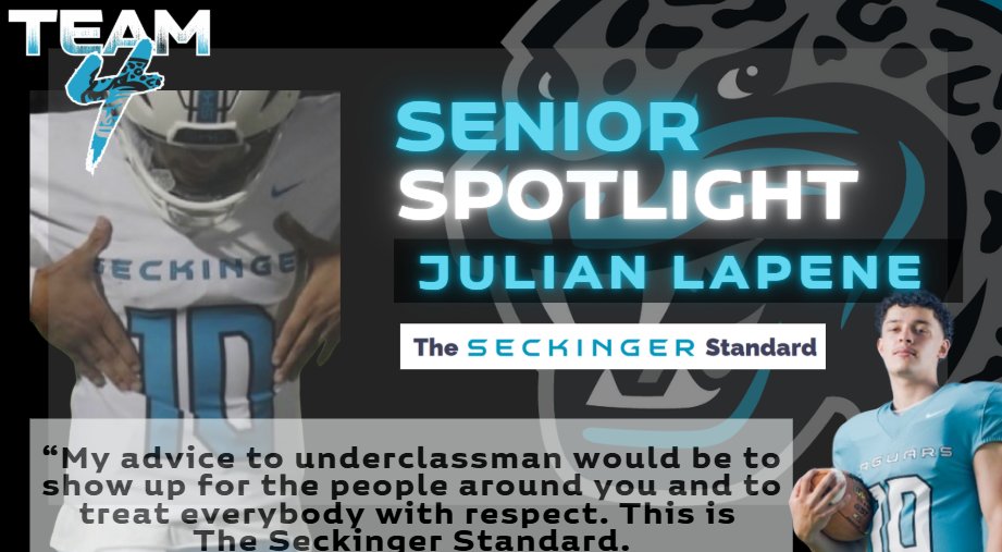 Thanks, Julian! #4theSKG #Team4 <a href="/SKG_Football/">Seckinger Football</a> <a href="/SKG_Jaguars/">Seckinger High School</a>