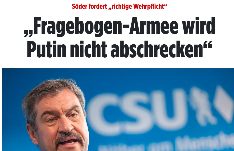 pinguin_cologne's tweet image. Hm, ich würde ja sagen: lasst es mit #Fragebogen #Musterung und allen Ideen der Einführung von #Zwangsdiensten. Aber ist ja nur die Mehrheitsmeinung der Jugend. 
#Wehrpflicht #Wehrdienst #bratwurstfetisch