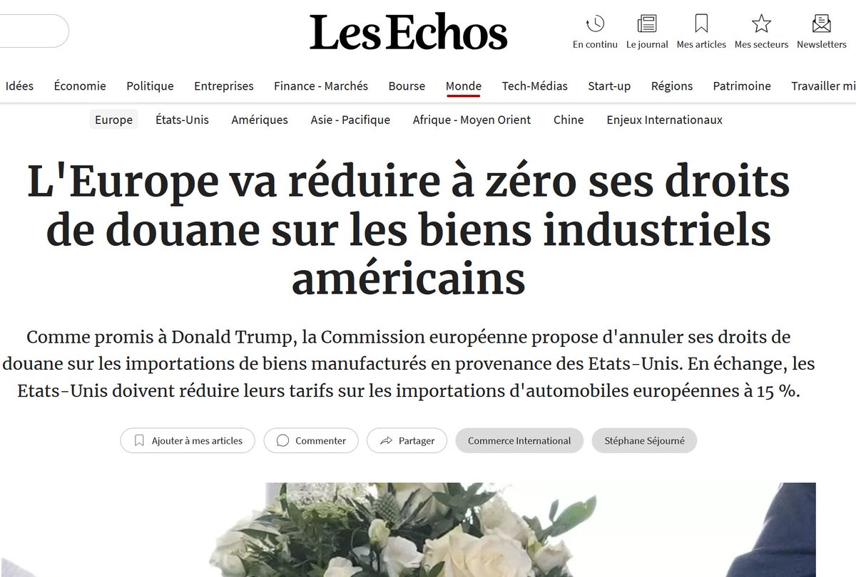 Des nouvelles de « l'Europe qui protège ».

Un slogan parfaitement exact. Seulement ce qu'on avait oublié de préciser c'est que c'est le capitalisme US qu'elle protège.
Vous, les ouvriers européens, vous pouvez aller vous faire f**tre.
