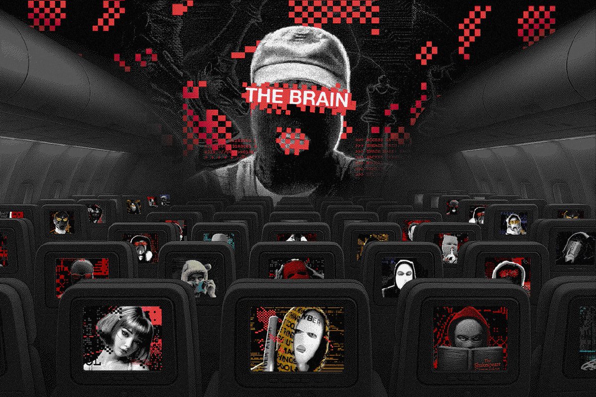the mind at the center.
eyes and hands spread across the network.

every feed, every signal routed through The Collective ®