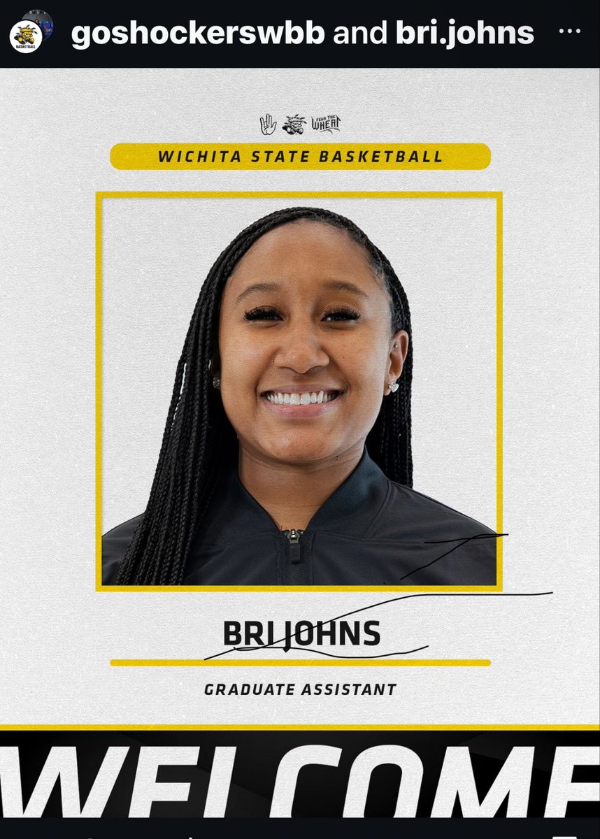 We cant be more proud of <a href="/Brijohns4/">Bri johns</a> and her new opportunity at <a href="/GoShockersWBB/">Wichita State Women’s Basketball</a>! A standout player in our program, theres no question Bri has a bright future ahead of her! 🌟