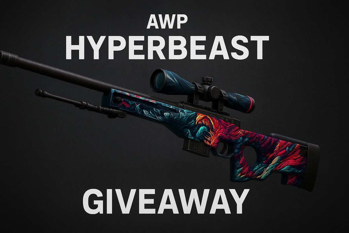 🔴Just in Time for the new <a href="/dachcs/">DACH CS Masters</a> Season, here's a little Giveaway for everybody! 🥳 🔴

AWP | Hyperbeast (FT) 🔥

What you need to do?
☑️Follow <a href="/Miitschgo/">Stefan 'Miitschgo' Cvetković</a> &amp; <a href="/OTHERSCANTBEAT/">OTHERSCANTBEAT</a> 
☑️Like &amp; Retweet
☑️Tag 3 Friends

That's it! Giveaway will be drawn at 5th September at 17:00 CEST 🥳