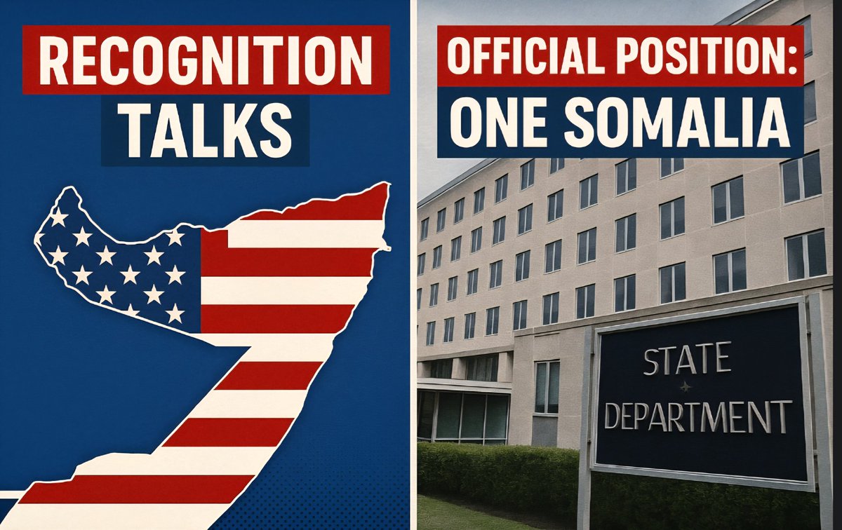 InaHassan3's tweet image. 🚨 DIPLOMATIC CONTRADICTION: While Trump tells reporters &quot;We&apos;re looking into that right now&quot; regarding Somaliland recognition and Sen. Ted Cruz urges action, the State Department maintains its official position: &quot;The US recognizes the sovereignty and territorial integrity of the…