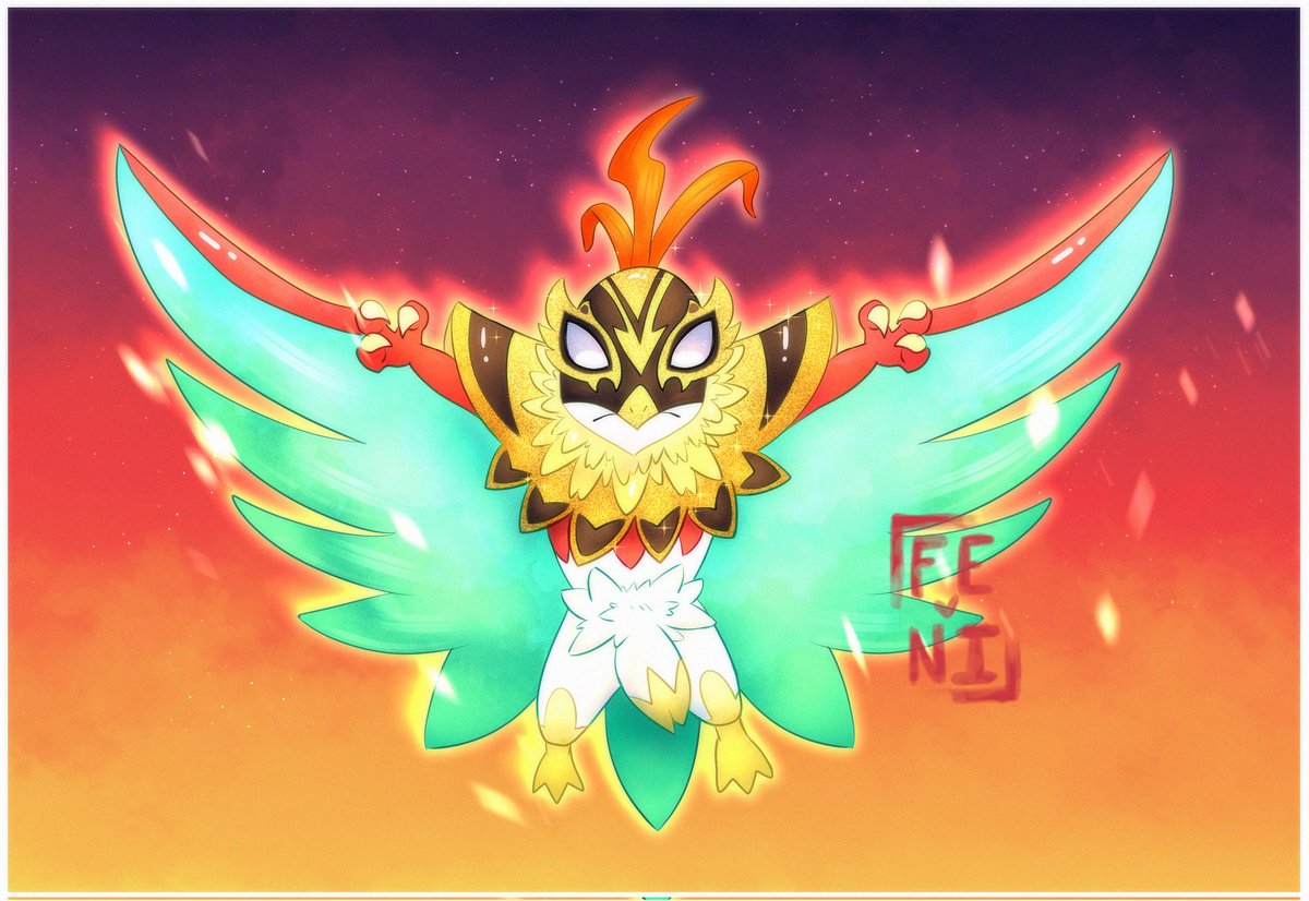 (HAW)LUCHA LIBRE STYLE ✨️
Mega Hawlucha my beloved