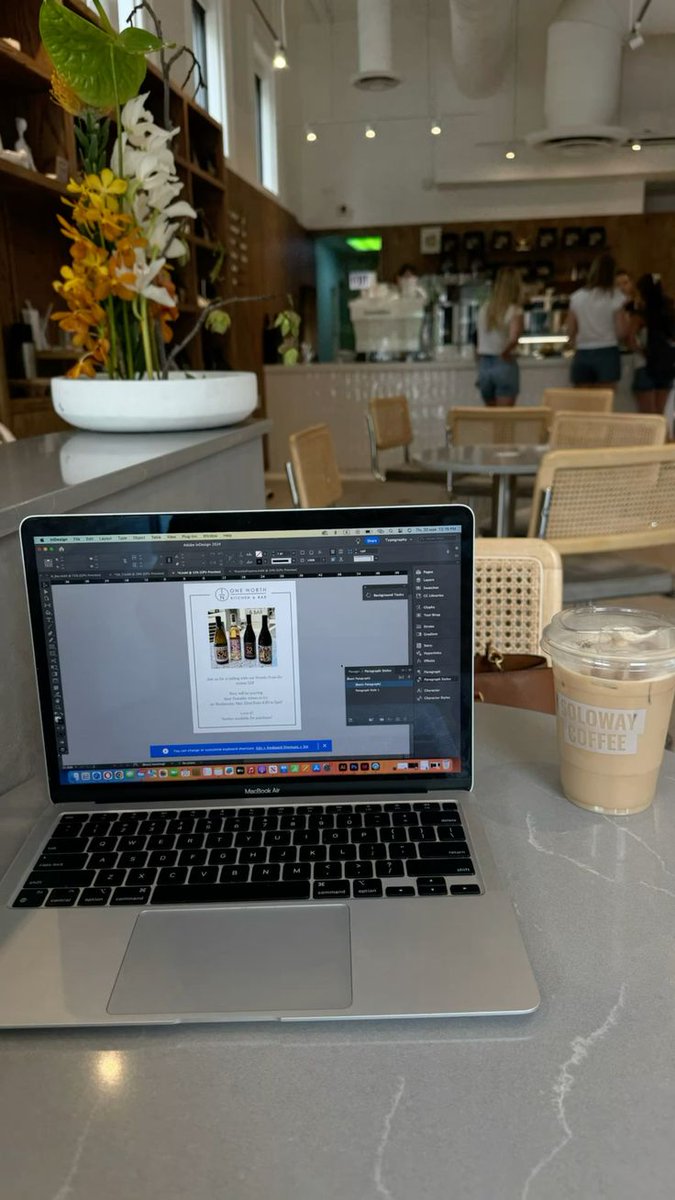 Coffee and work can be same time😅