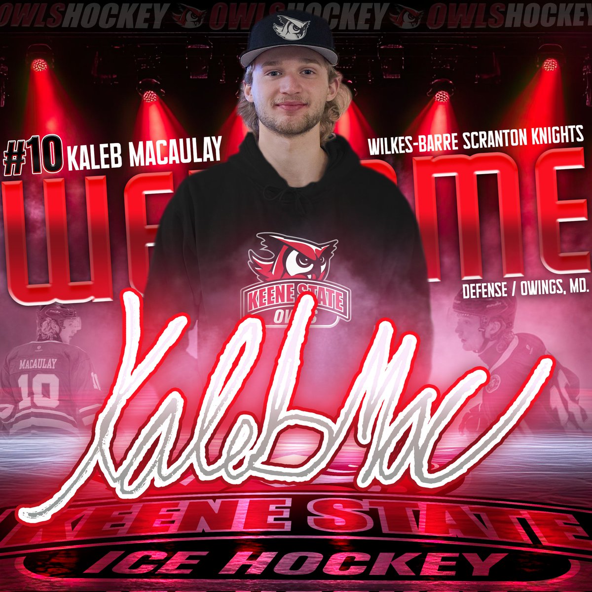Next up, let's welcome #10 Kaleb MacAulay!