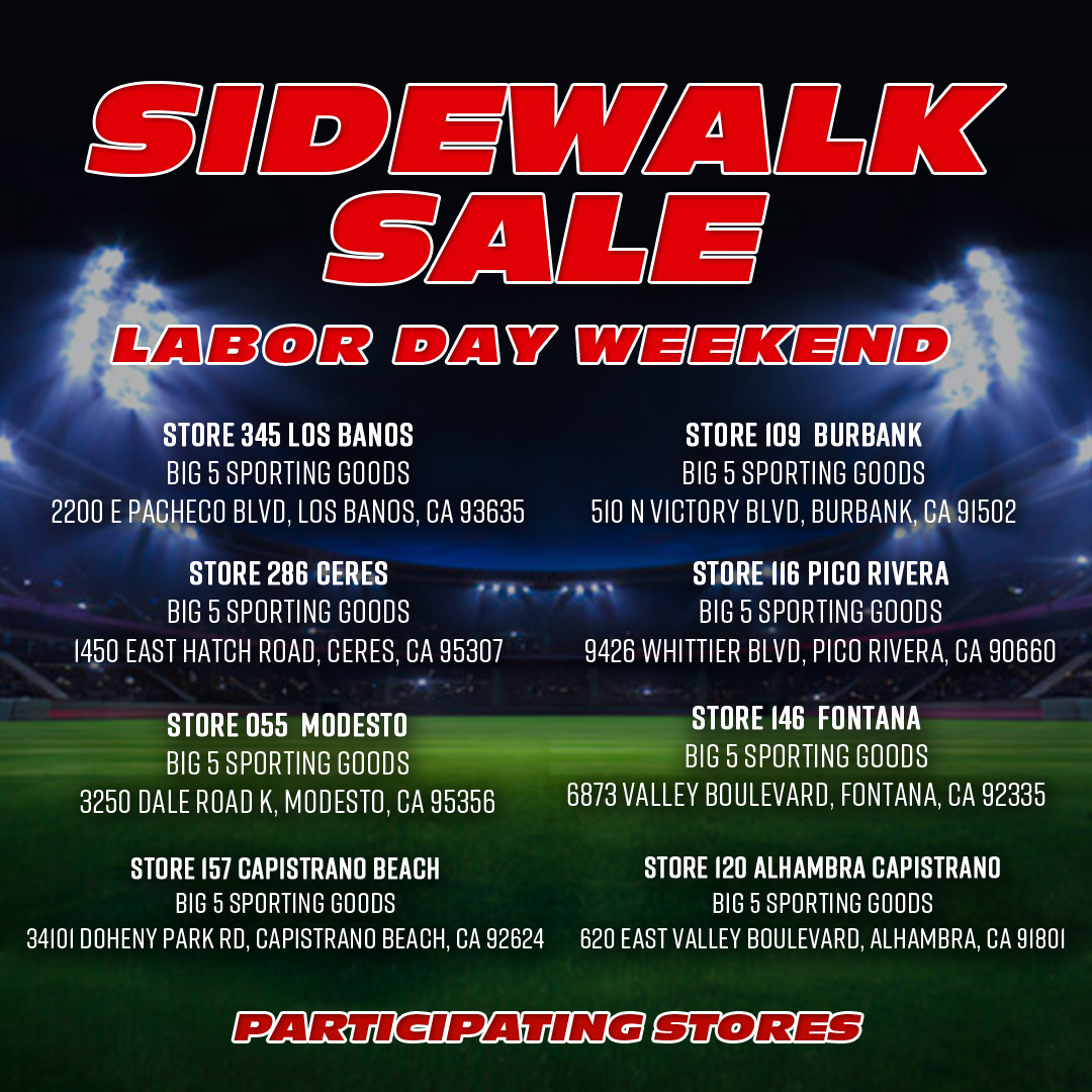 Sidewalk Sale this Labor Day weekend!!! 🎊🎊🎊

* See post for participating stores