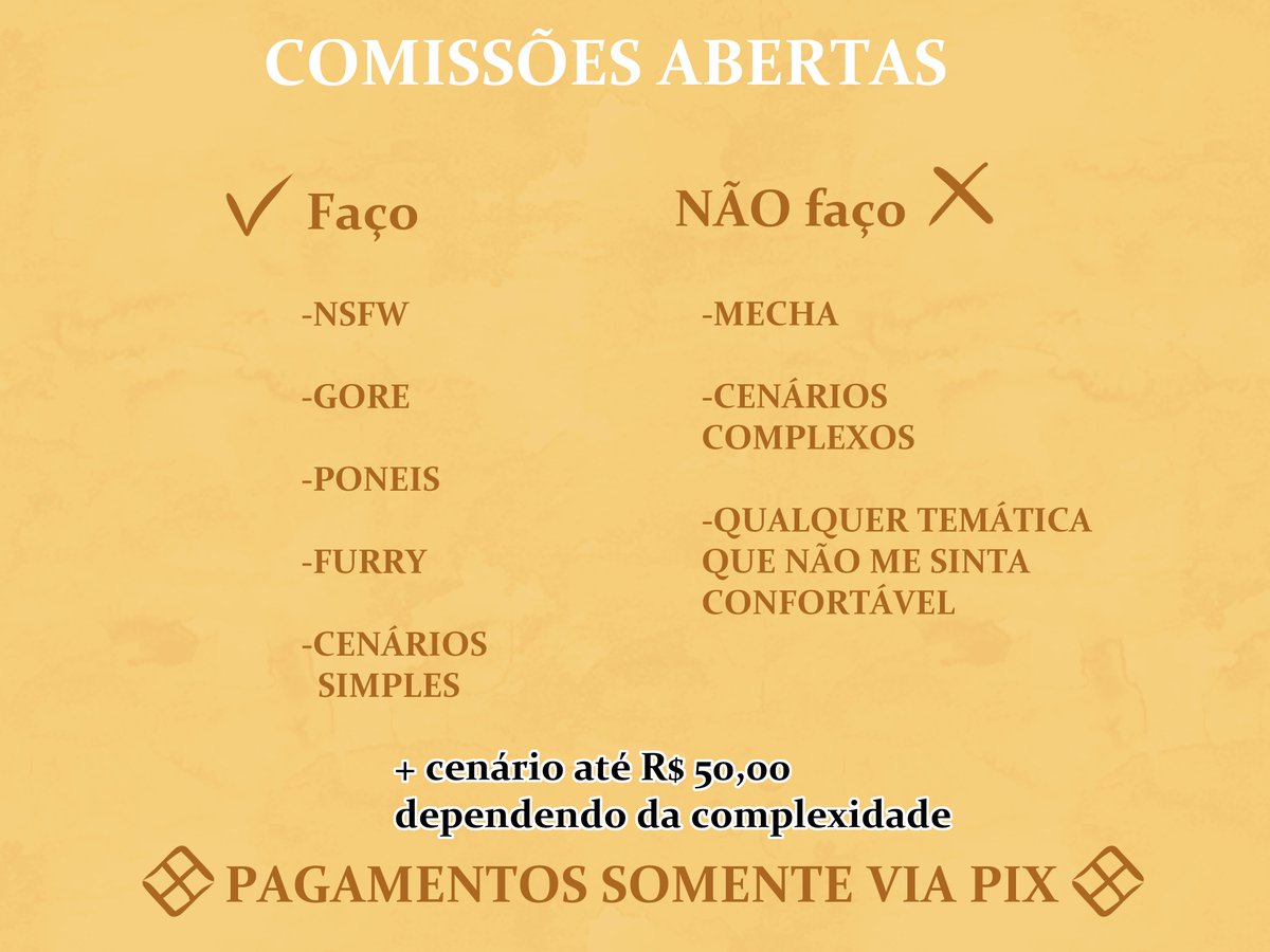 eduzerado's tweet image. Comissões ABERTAS! 🗣️

Os pedidos podem ser feitos pela DM ou pelo e-mail eduzerado.art@gmail.com, assim como quaisquer dúvidas que tenham. Não se preocupem em mandar muitas referências, quanto mais melhor!

Personagens adicionais serão cobrados o valor inteiro.

RT ajuda demais.