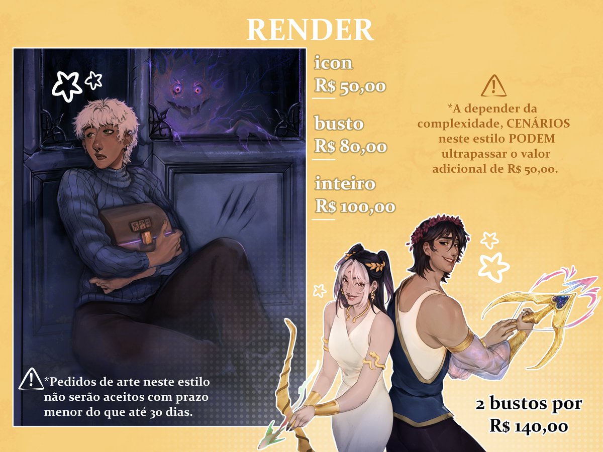 eduzerado's tweet image. Comissões ABERTAS! 🗣️

Os pedidos podem ser feitos pela DM ou pelo e-mail eduzerado.art@gmail.com, assim como quaisquer dúvidas que tenham. Não se preocupem em mandar muitas referências, quanto mais melhor!

Personagens adicionais serão cobrados o valor inteiro.

RT ajuda demais.