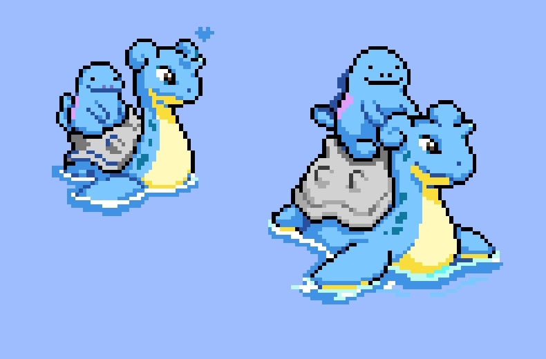 ラプラスにのって
旅するヌオーちゃん💫
#wplace #wplacelive