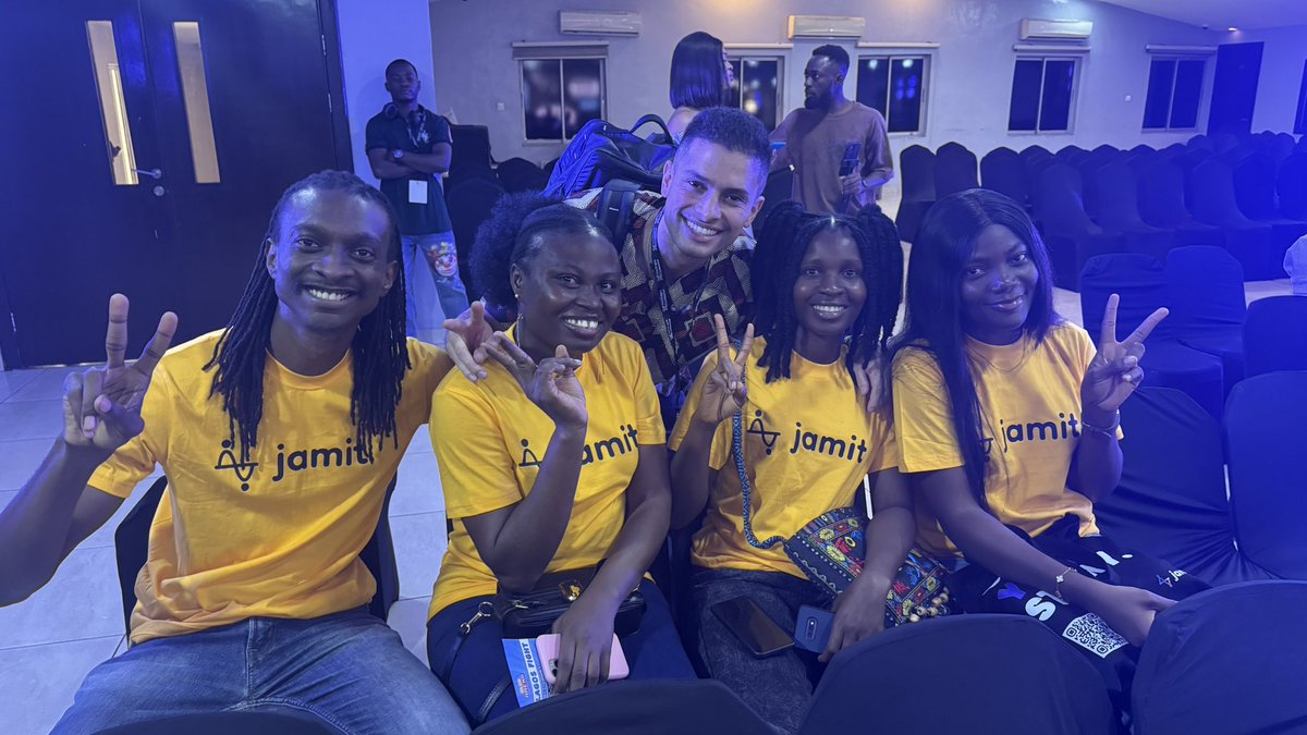 SantiagoDevRel's tweet photo. Speaking about @jamitHQ 🎤🎙️

@jamitHQ present at @Web3LagosCon !!

Go and check it out on @LiskHQ https://t.co/MVKKkO2vx3