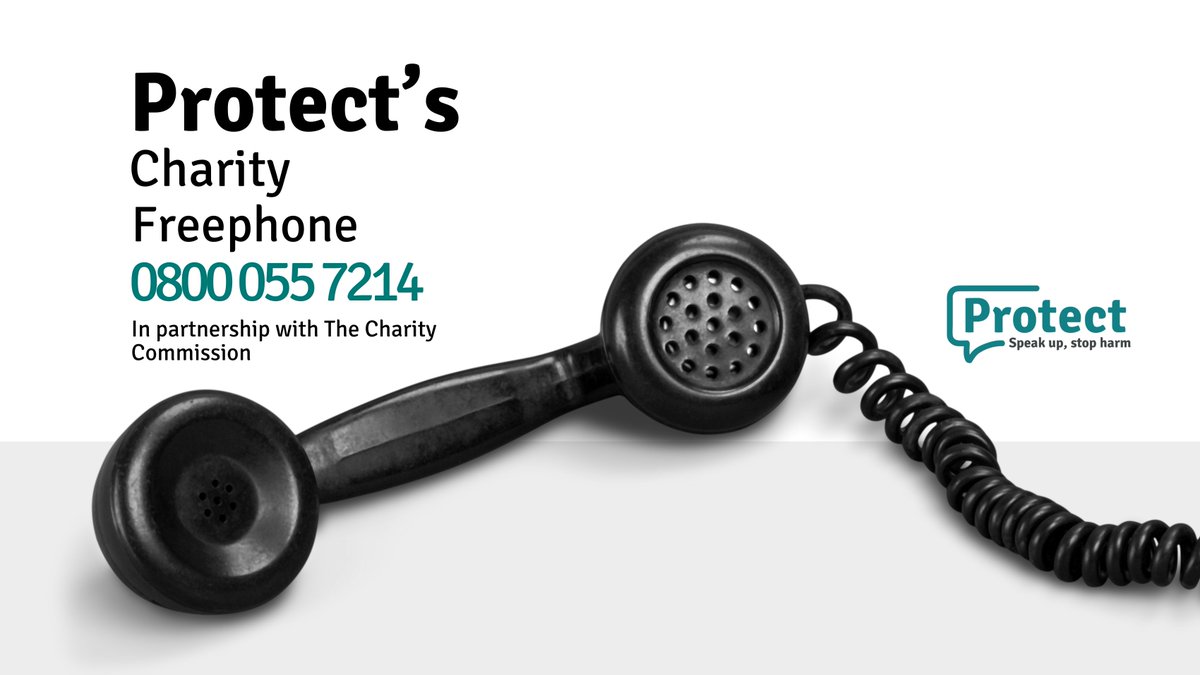 Charity workers are essential in calling out wrongdoing - often to protect vulnerable people and the proper use of charitable funds. We work in partnership with the Charity Commission to run a dedicated line for anyone working in the charity sector 📞 0800 055 7214