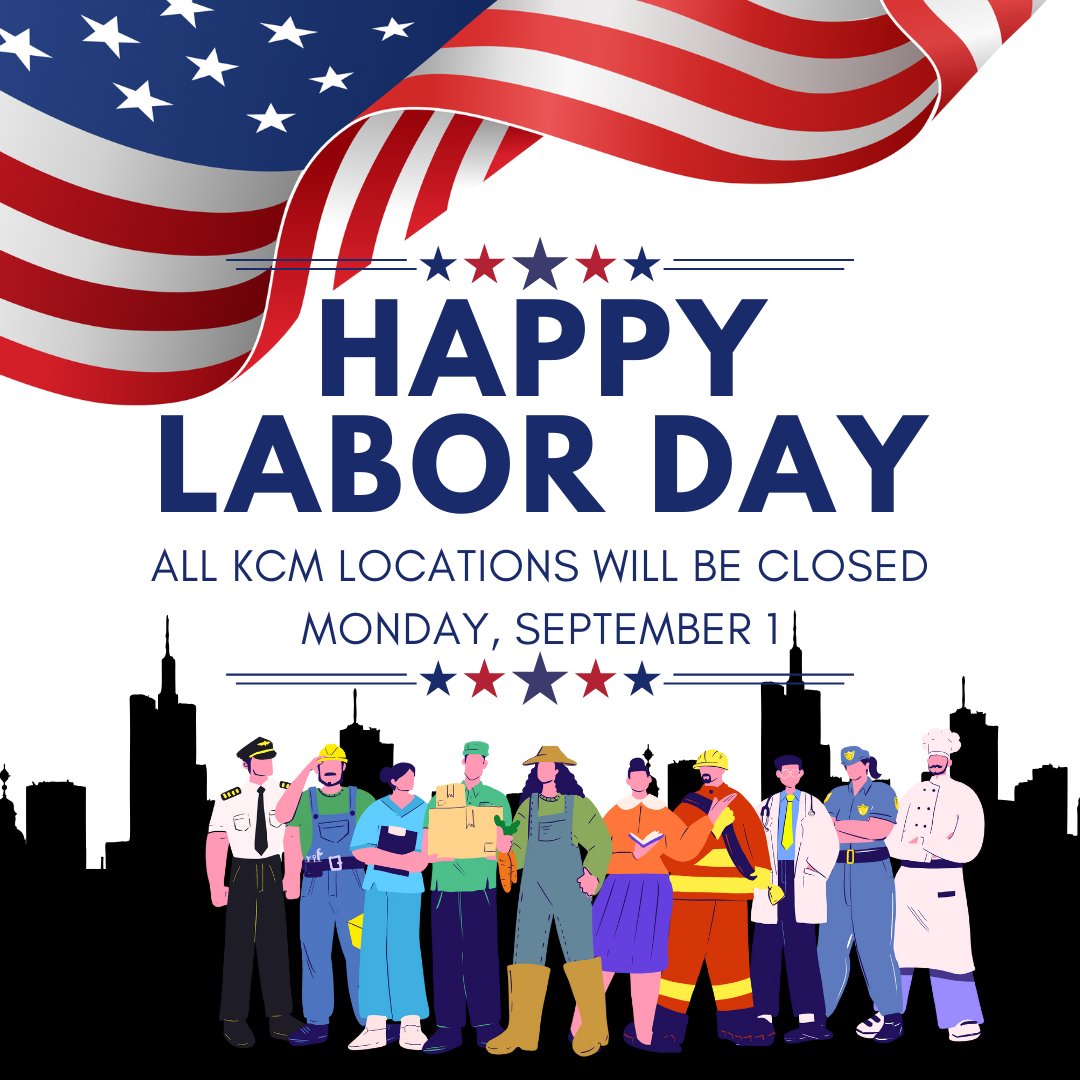 🇺🇸 Labor Day Closure Notice 🇺🇸

In observance of Labor Day, all Katy Christian Ministries locations will be closed on Monday, September 1.

Thank you for your continued support, and we wish you a safe and restful holiday! 💙

#LaborDay #KatyTX #KCM #CommunitySupport #HolidayHours