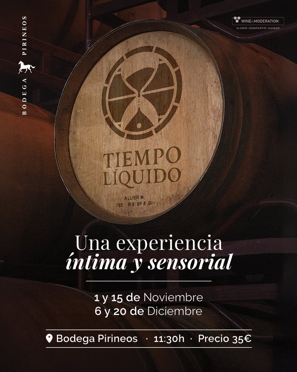 🍷 ¡Buenas noticias! ¡Tenemos nuevas sesiones de Tiempo Líquido en el horizonte!
¡Estas son las próximas fechas! ¡No os quedéis sin la vuestra!
➡️ Link en la Bio
#bodegapirineos #tiempolíquido #dosomontano #vinoespañol
