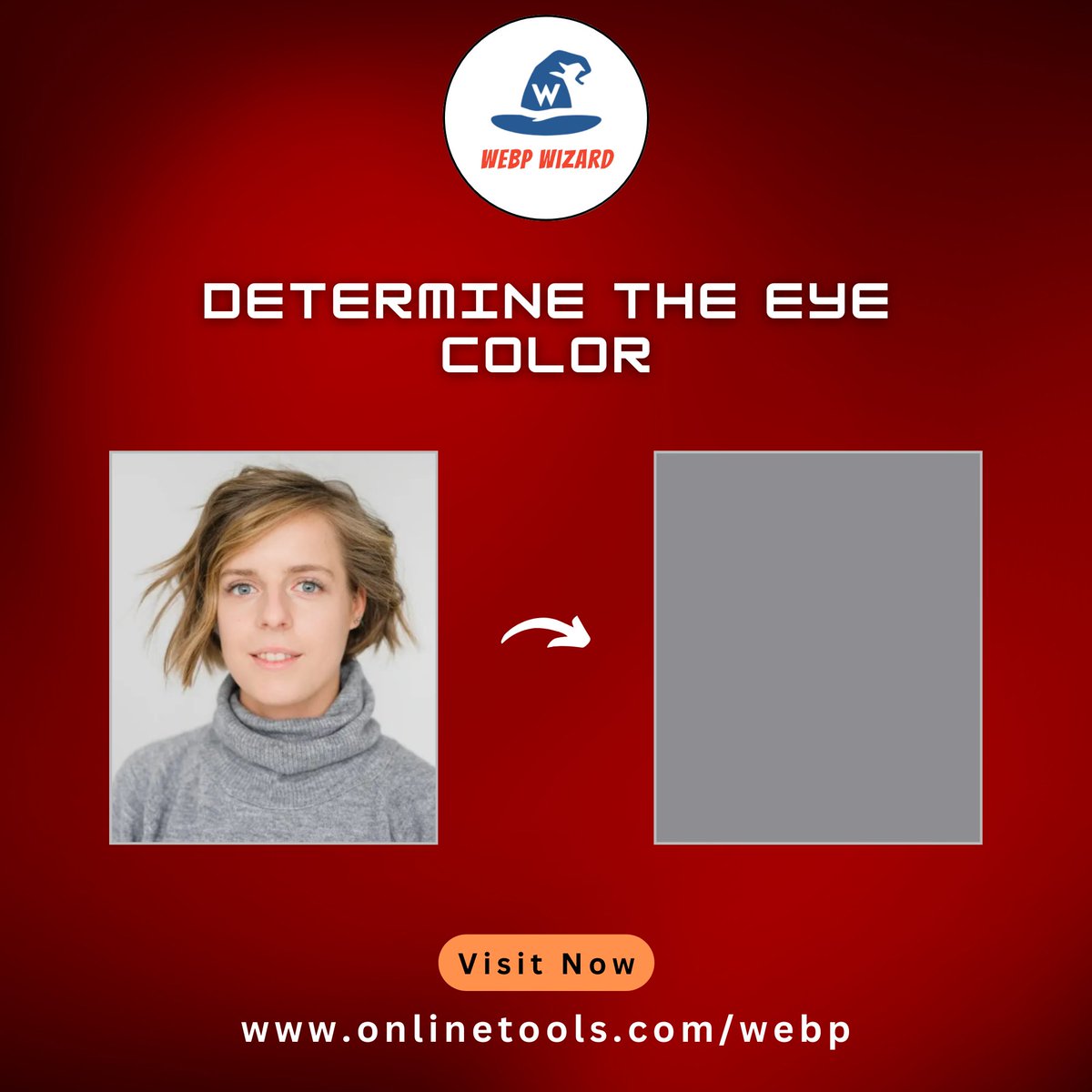 WebpWizard's tweet image. In this example, we use the color picker to determine the eye color of a young girl.

Try our Tool: onlinetools.com/webp/pick-webp…

#webp #colorpicker #colortool #colorpalette #webdesign #uiux #graphicdesign #devtools